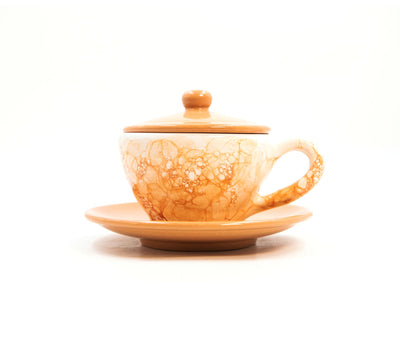tazza tisana in ceramica sarda realizzato nel laboratorio Terra Sarda Ceramiche a Siniscola